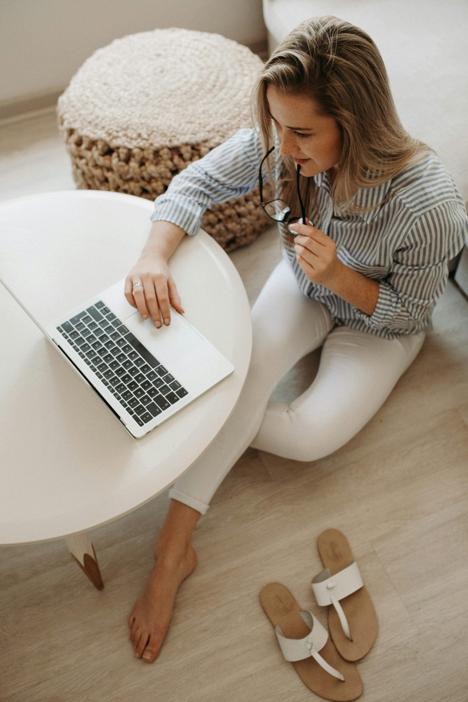 Holistic practitioner reviewing legal documents and contracts