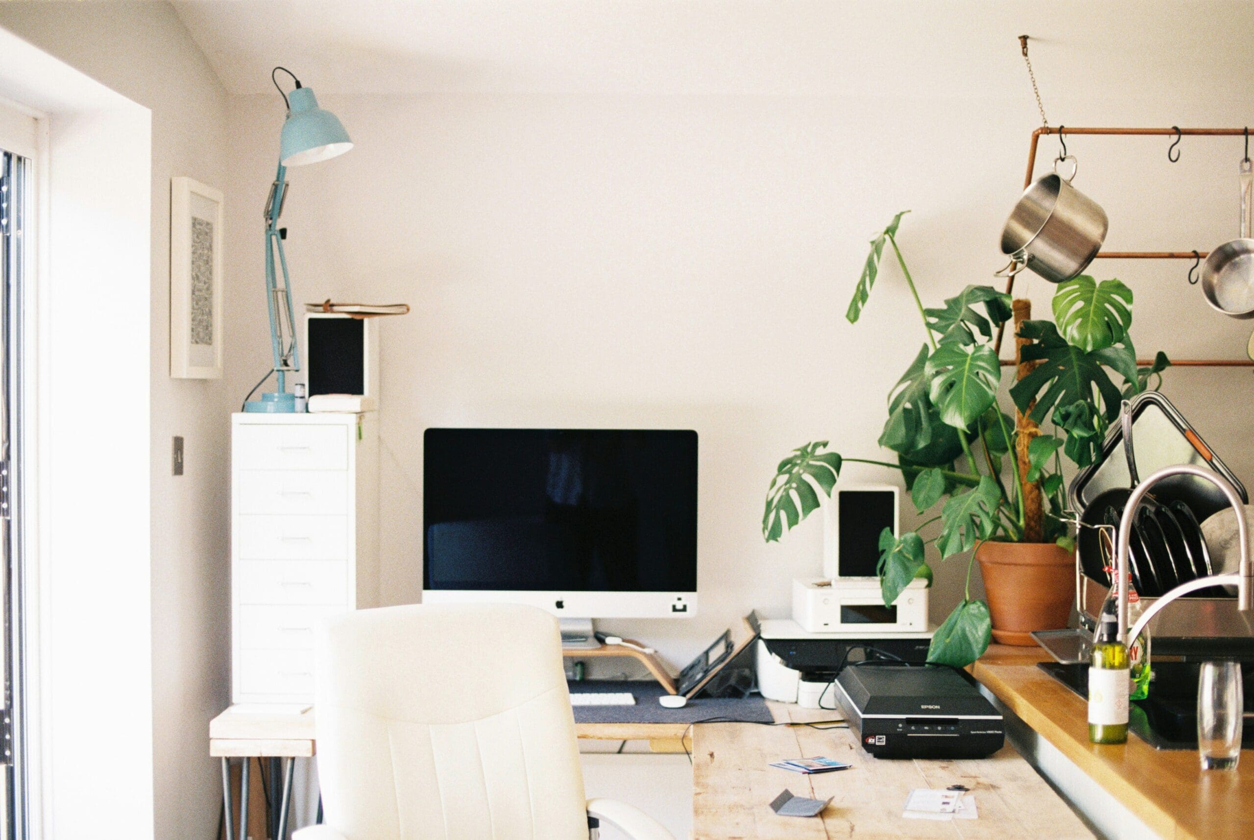 balancing professional work and wellness in a practitioner’s workspace.
