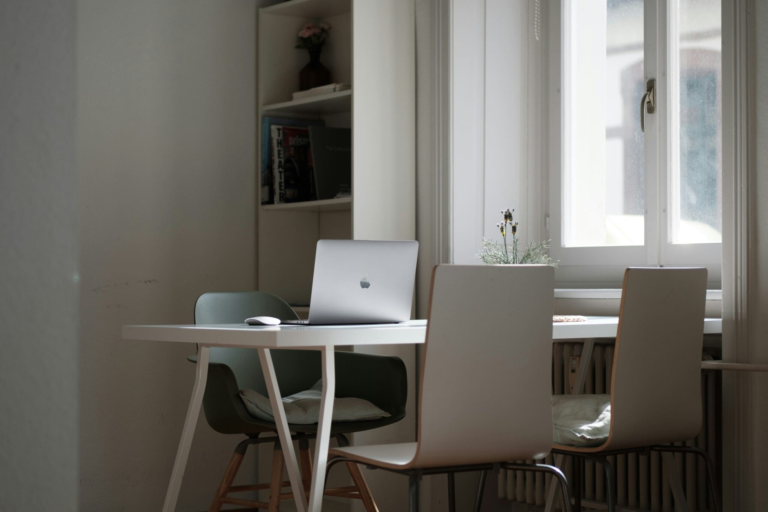 a simple home office setup for health coaches and practitioners.