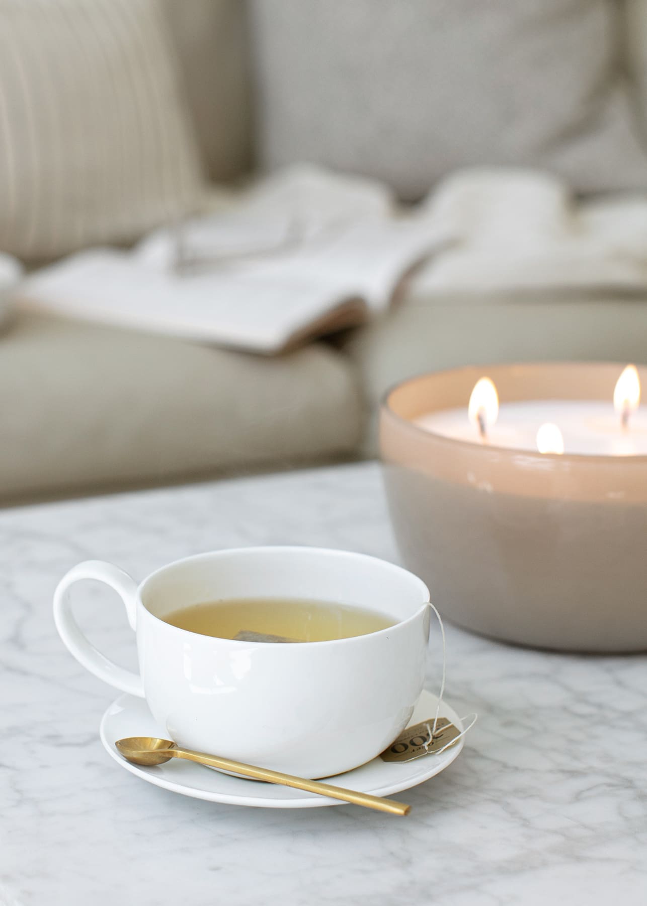 a cup of tea that an online health practitioner can enjoy during the day because of a sustainable online health practice business model